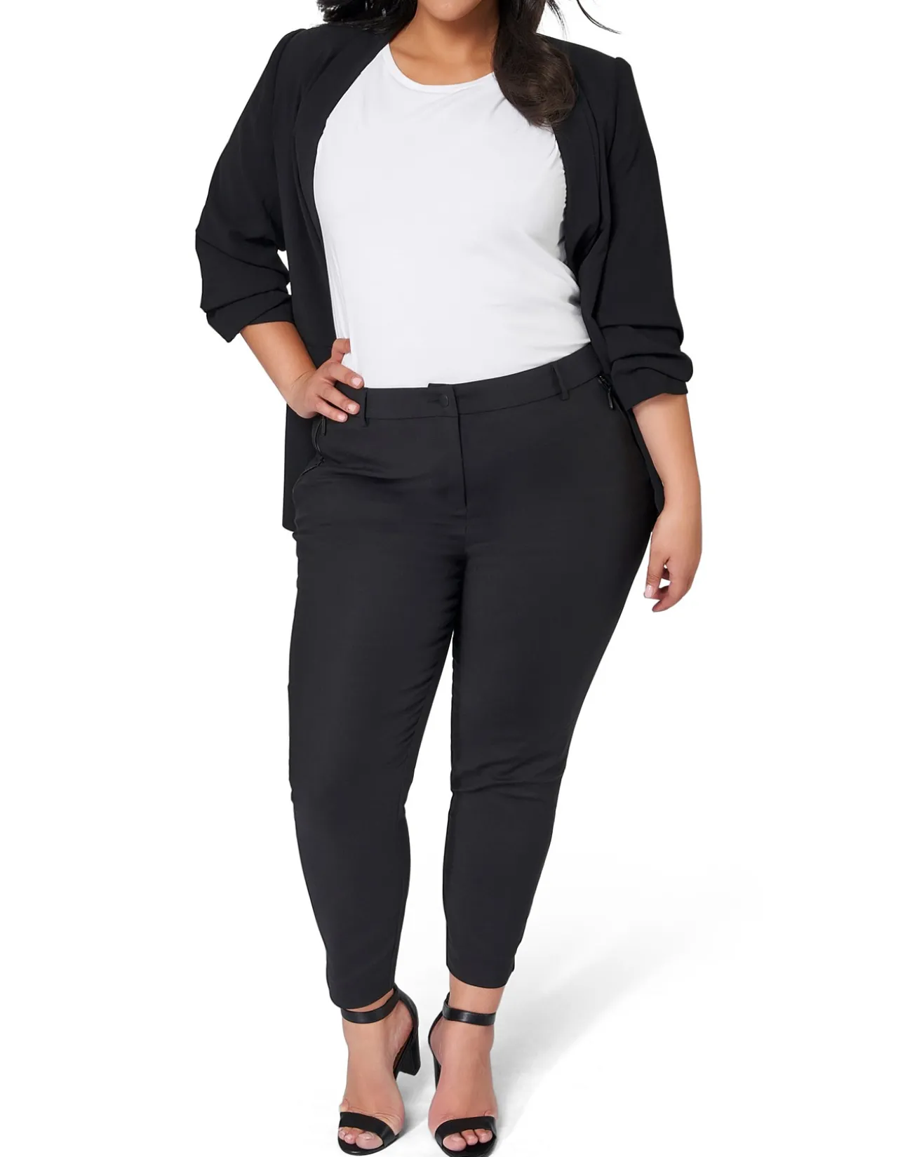 Pascale Zip Detail Pants