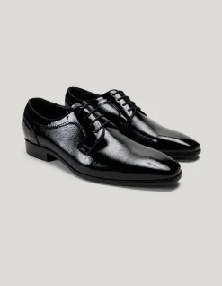 Patent Derby Lace Up