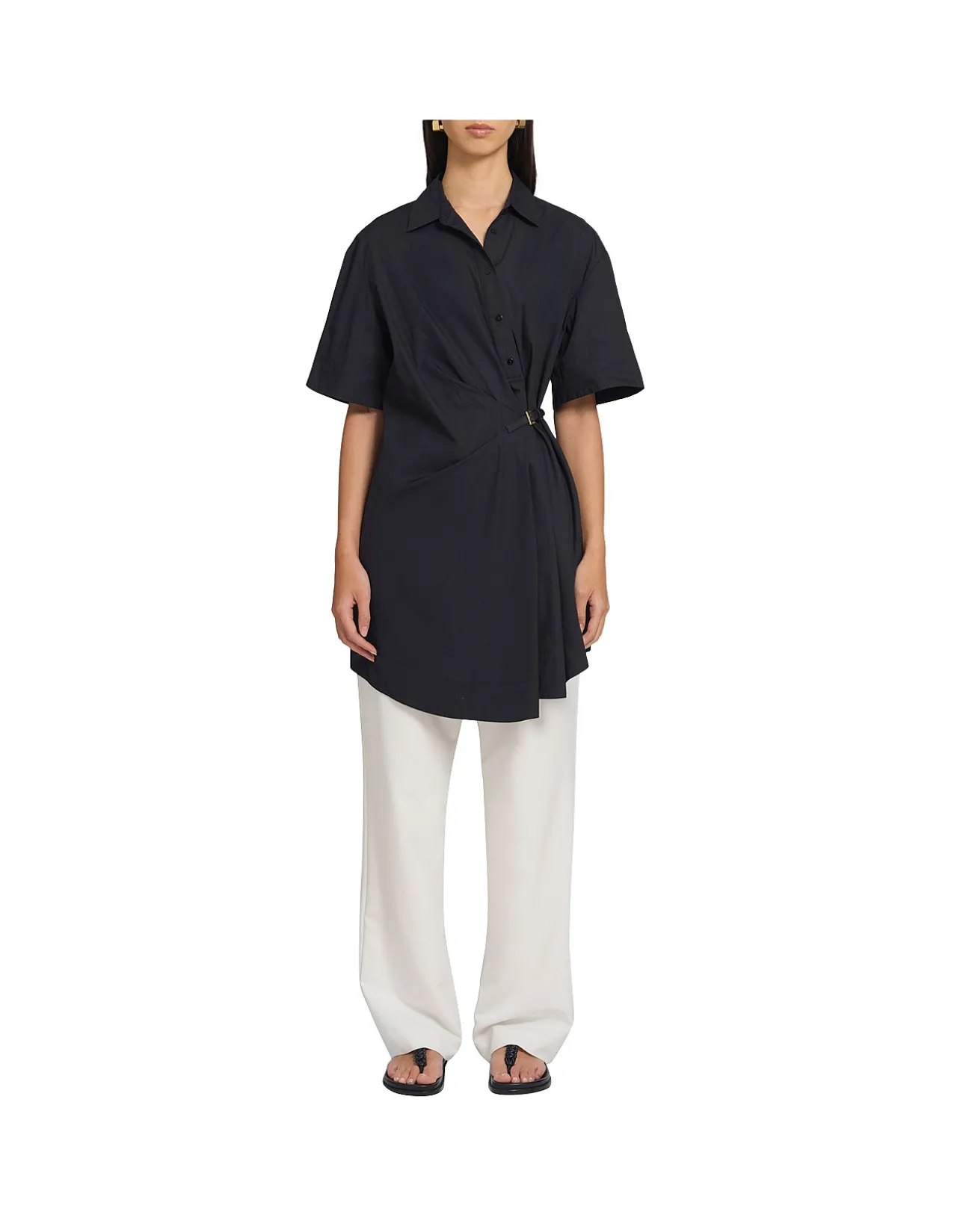 PEACHES SHIRT DRESS