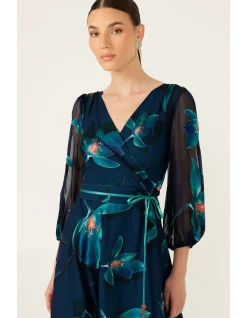 PENDULUM WRAP DRESS
