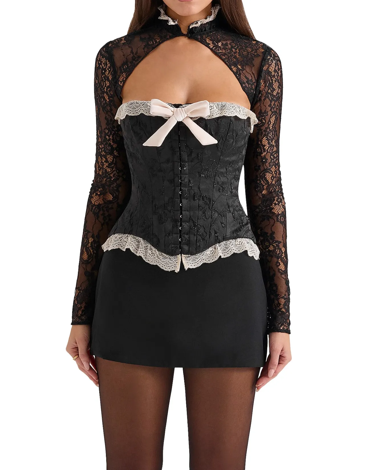 Perdita Corset Top & Bolero Set