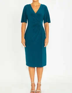 PHILLY TEAL JERSEY DRESS