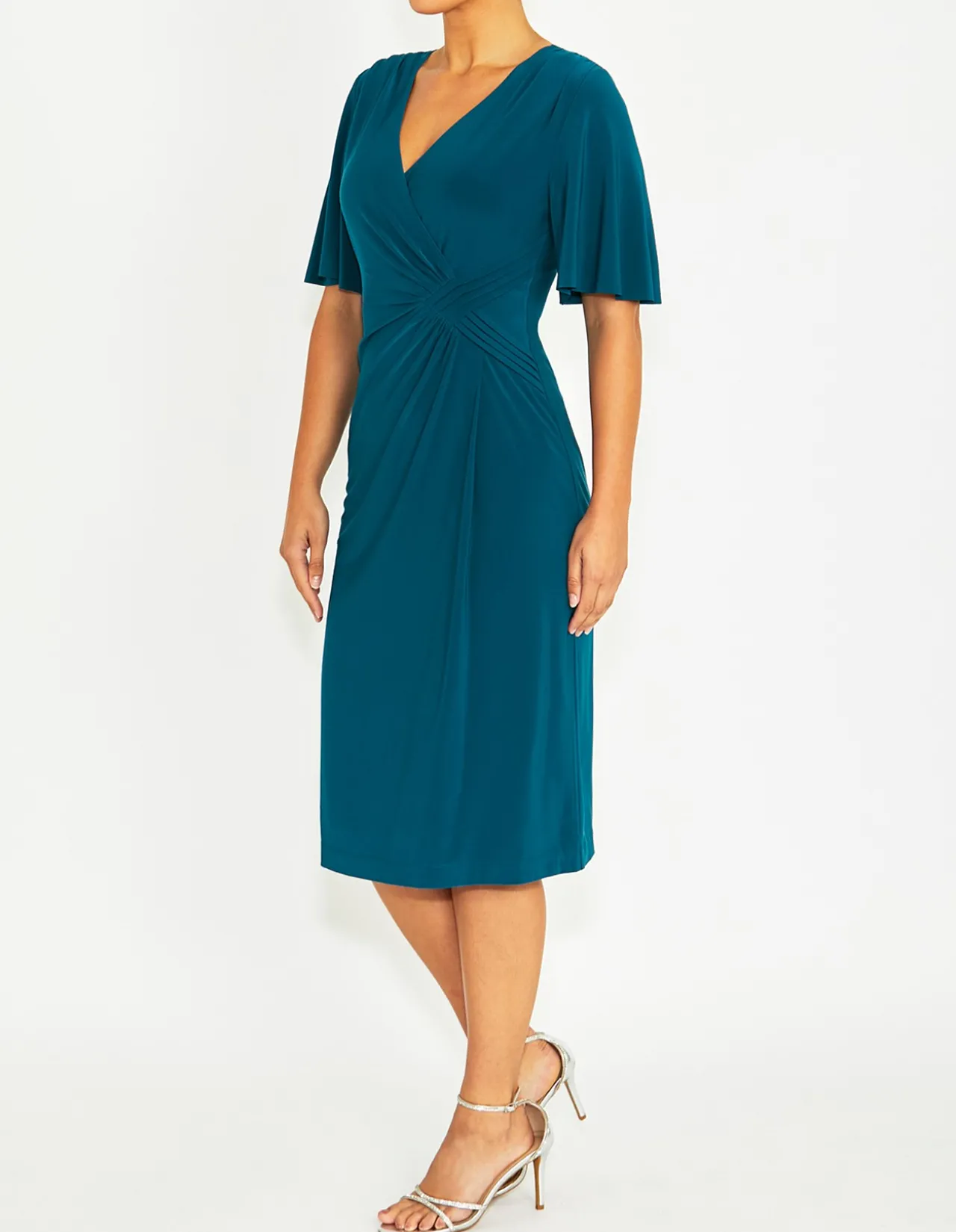 PHILLY TEAL JERSEY DRESS