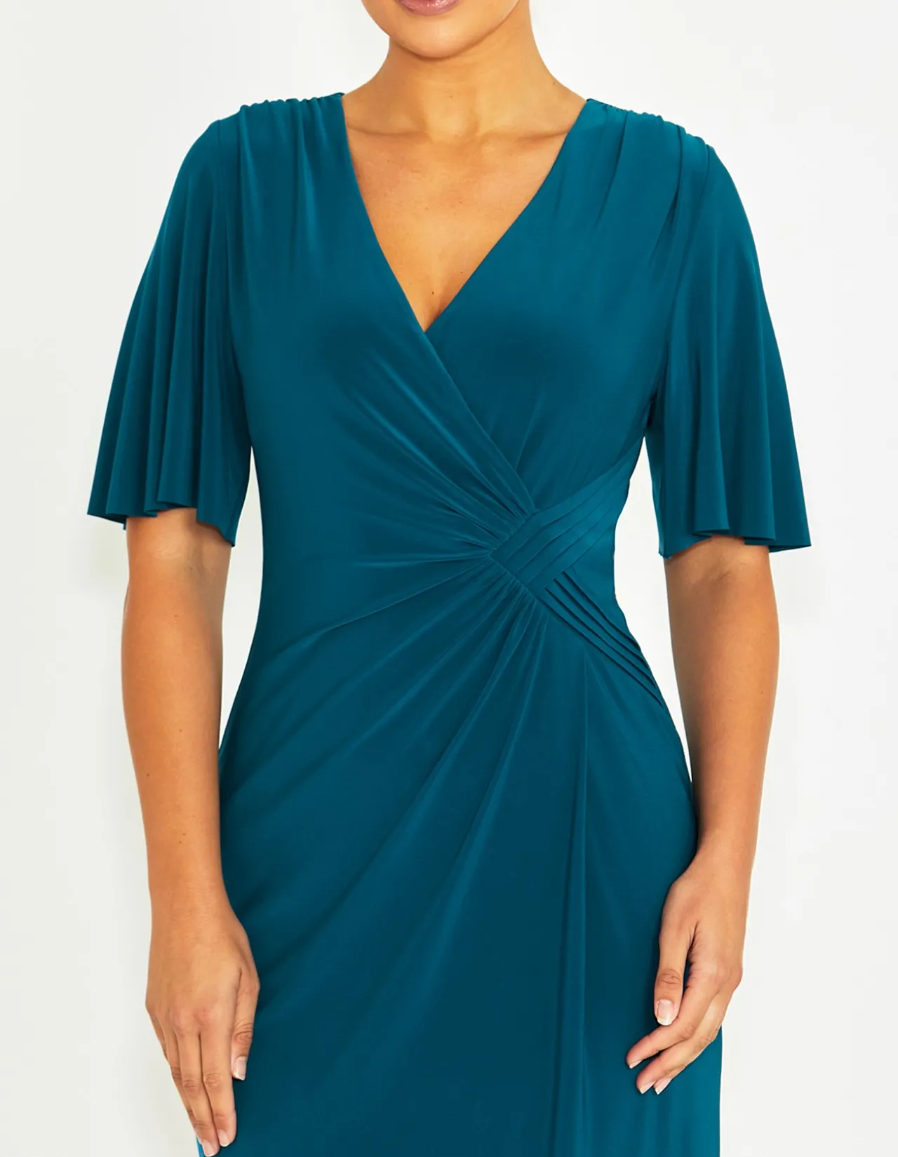PHILLY TEAL JERSEY DRESS