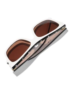 Pillow WHITE DARK BROWN Sunglasses