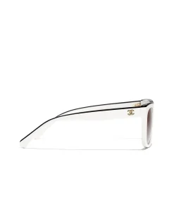 Pillow WHITE DARK BROWN Sunglasses
