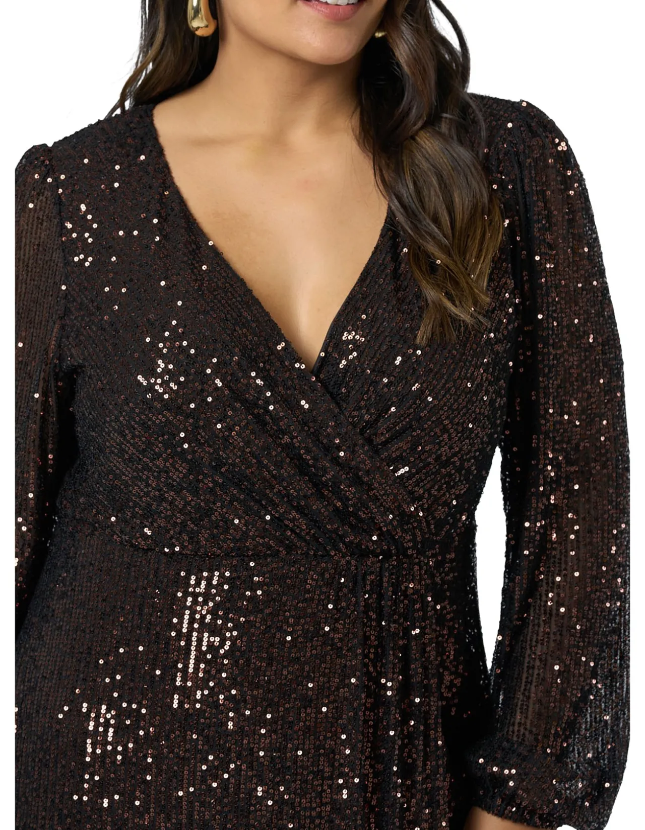 PINK DUSK - ALL I WANT SEQUIN MAXI DRESS