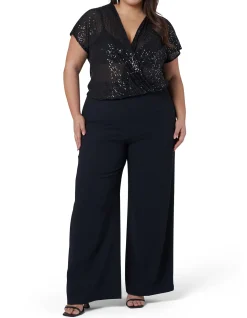 PINK DUSK - ARINA WIDE LEG PANTS