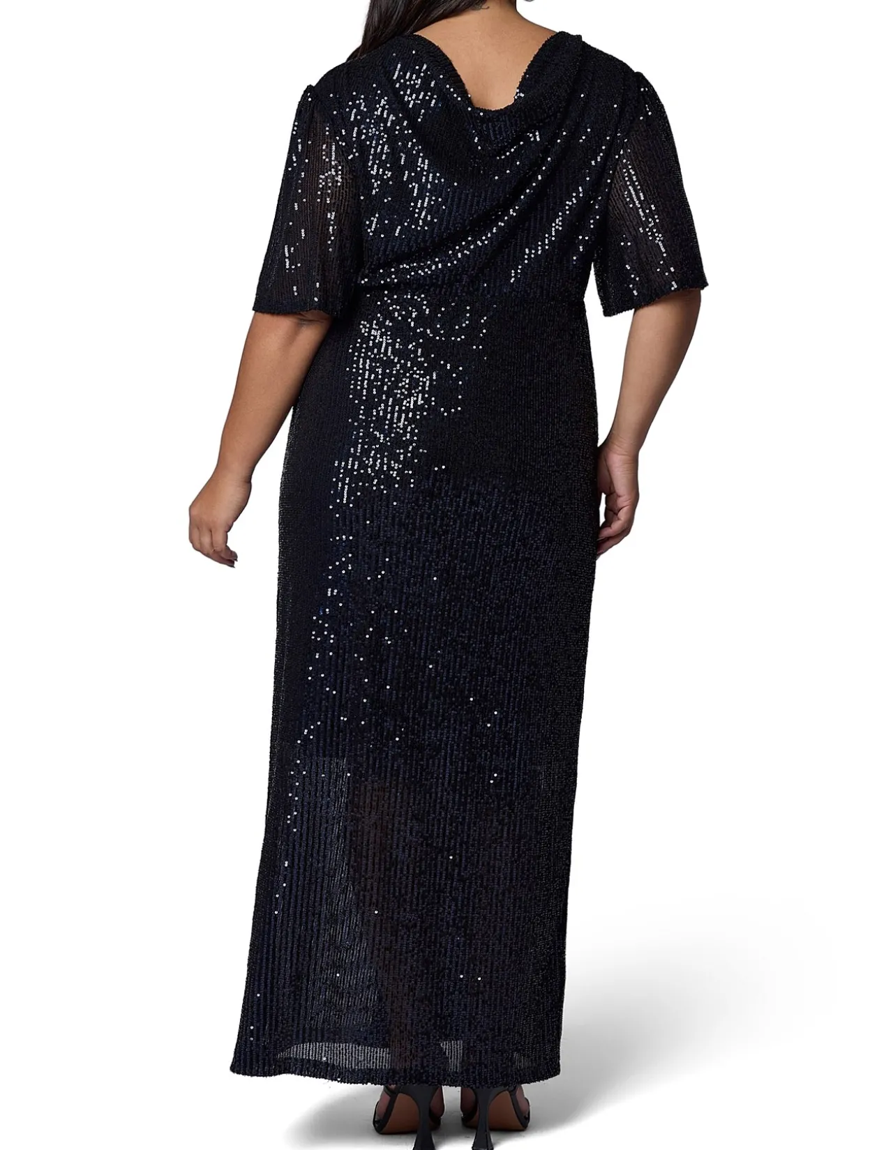 PINK DUSK - LURE SEQUIN MAXI DRESS