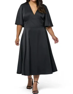 PINK DUSK - SEDUCTIVE SECRETS MIDI DRESS