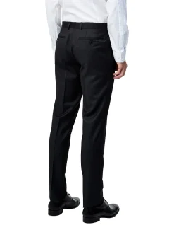 Pinpoint Twill Suit Pant Charcoal