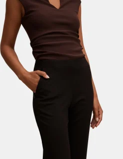 PIPER PONTE STRAIGHT LEG PANTS