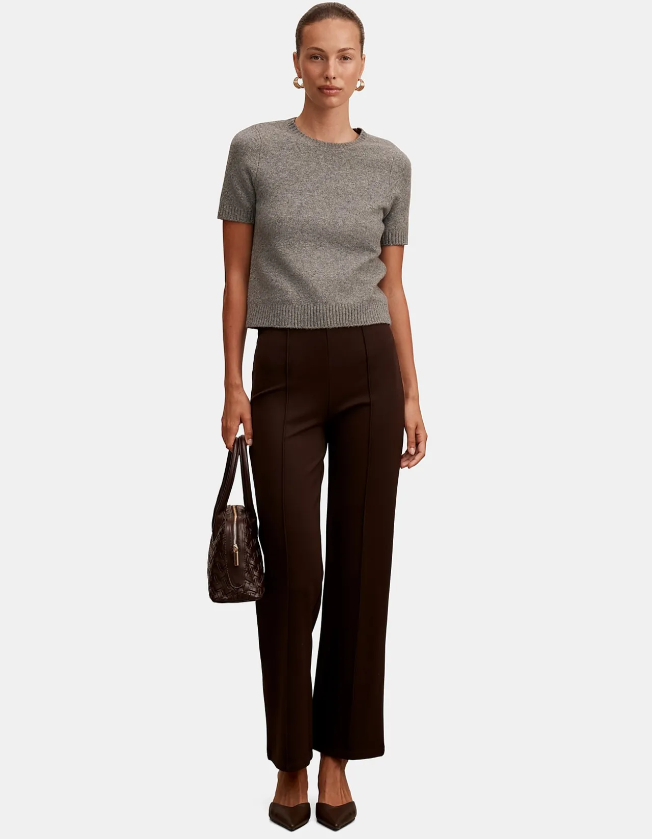 PIPER PONTE STRAIGHT LEG PANTS