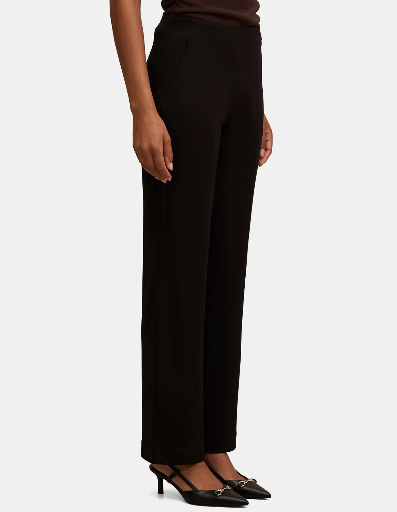 PIPER PONTE STRAIGHT LEG PANTS