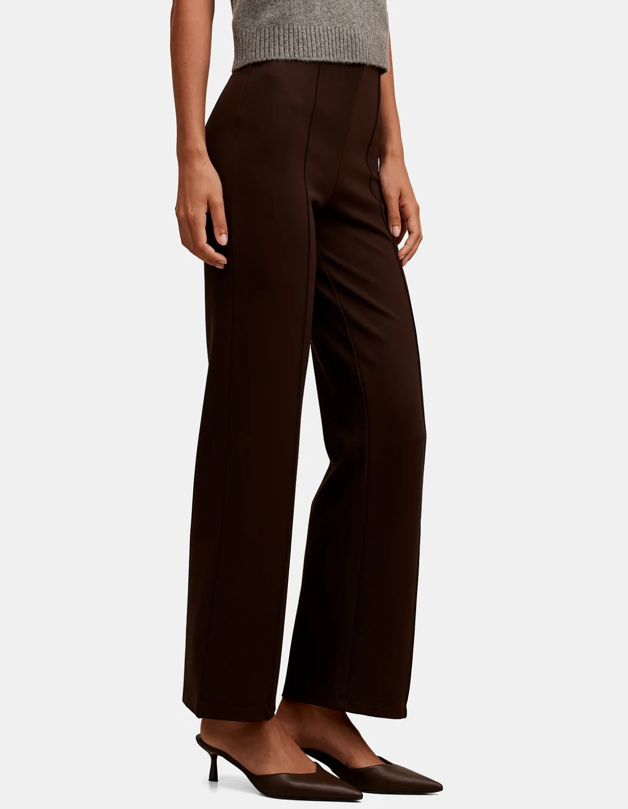 PIPER PONTE STRAIGHT LEG PANTS