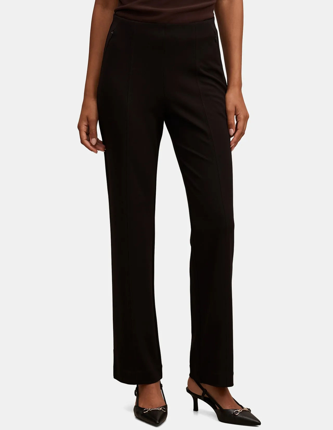 PIPER PONTE STRAIGHT LEG PANTS
