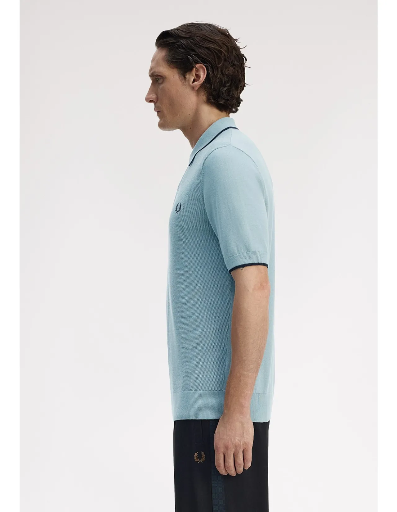 PIQUE STITCH KNITTED SHIRT