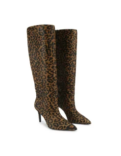 Pisa Knee Leather Ankle Boot
