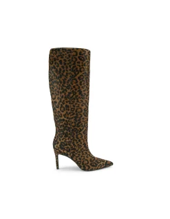 Pisa Knee Leather Ankle Boot