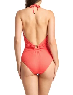 Pisces Double Ring One Piece Swimsuit