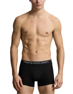 3PK CLASSIC STRETCH WITH SIGNATURE COTTON ELASTANE TRUNK