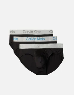 3PK LOGO BRUSHED MICRO JERSEY HIP BRIEF