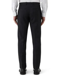 PLAIN TWILL SUIT TROUSER