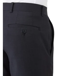 PLAIN TWILL SUIT TROUSER