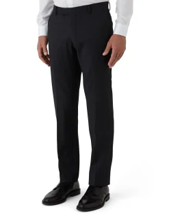 PLAIN TWILL SUIT TROUSER