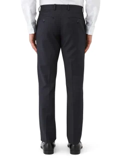 PLAIN TWILL SUIT TROUSER