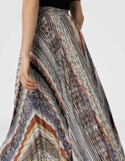 PLEATED MIDI SKIRT