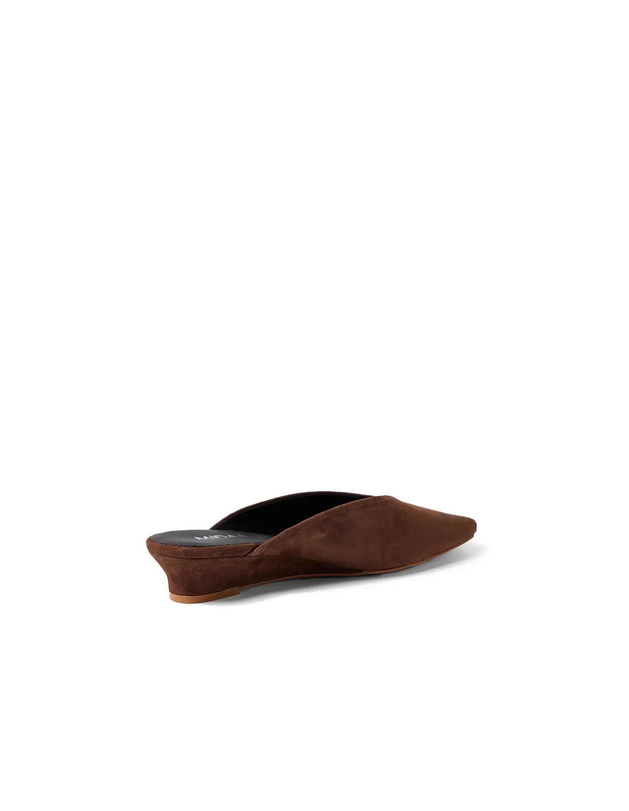 Pocan Square Toe Suede Wedge Mules