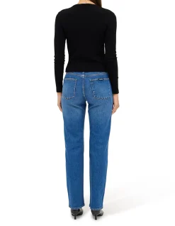 Pointelle Classic Long Sleeve Top