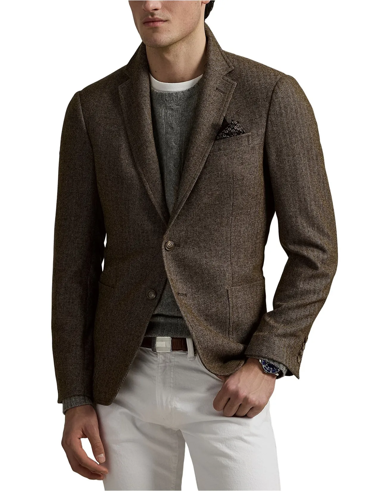 Polo Modern Herringbone Sport Coat