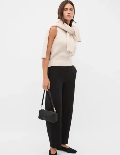 PONTE BARREL LEG PANT