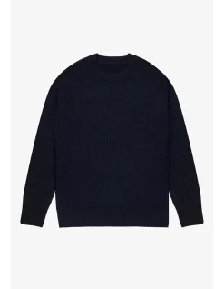 PORTSIDE NAVY RIB KNIT