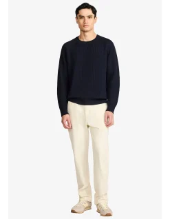 PORTSIDE NAVY RIB KNIT