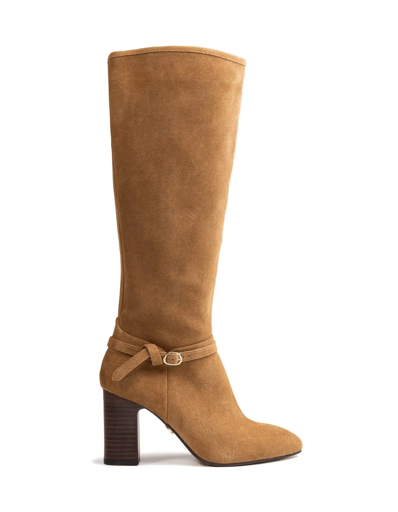 Presley Nutmeg Suede Leather Knee High Boot
