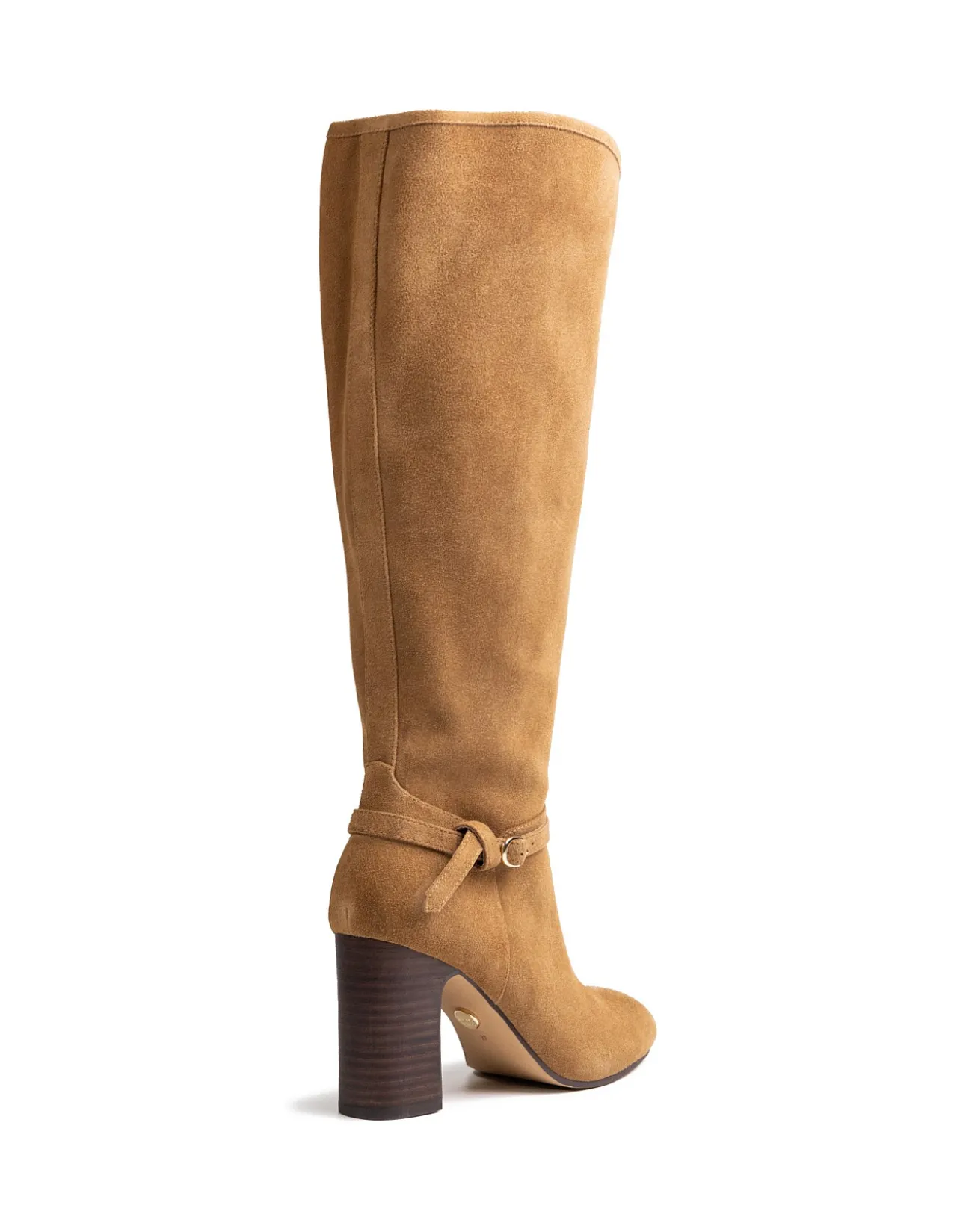 Presley Nutmeg Suede Leather Knee High Boot