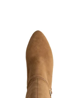 Presley Nutmeg Suede Leather Knee High Boot