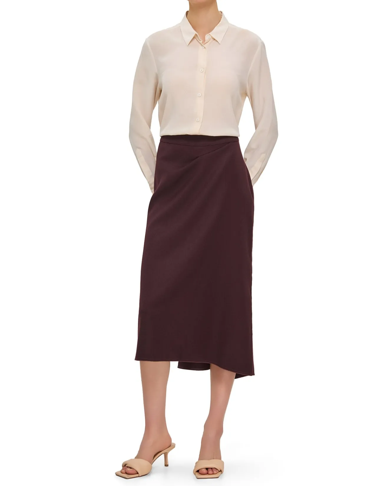 PRESSED TAILORED SKIRT