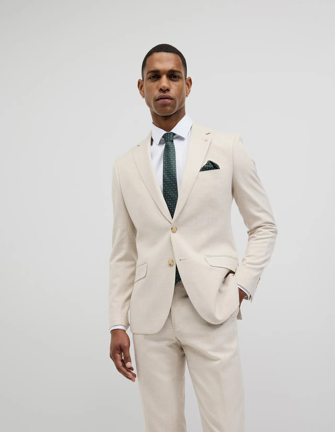Prince of Wales Check Tailored Jacket