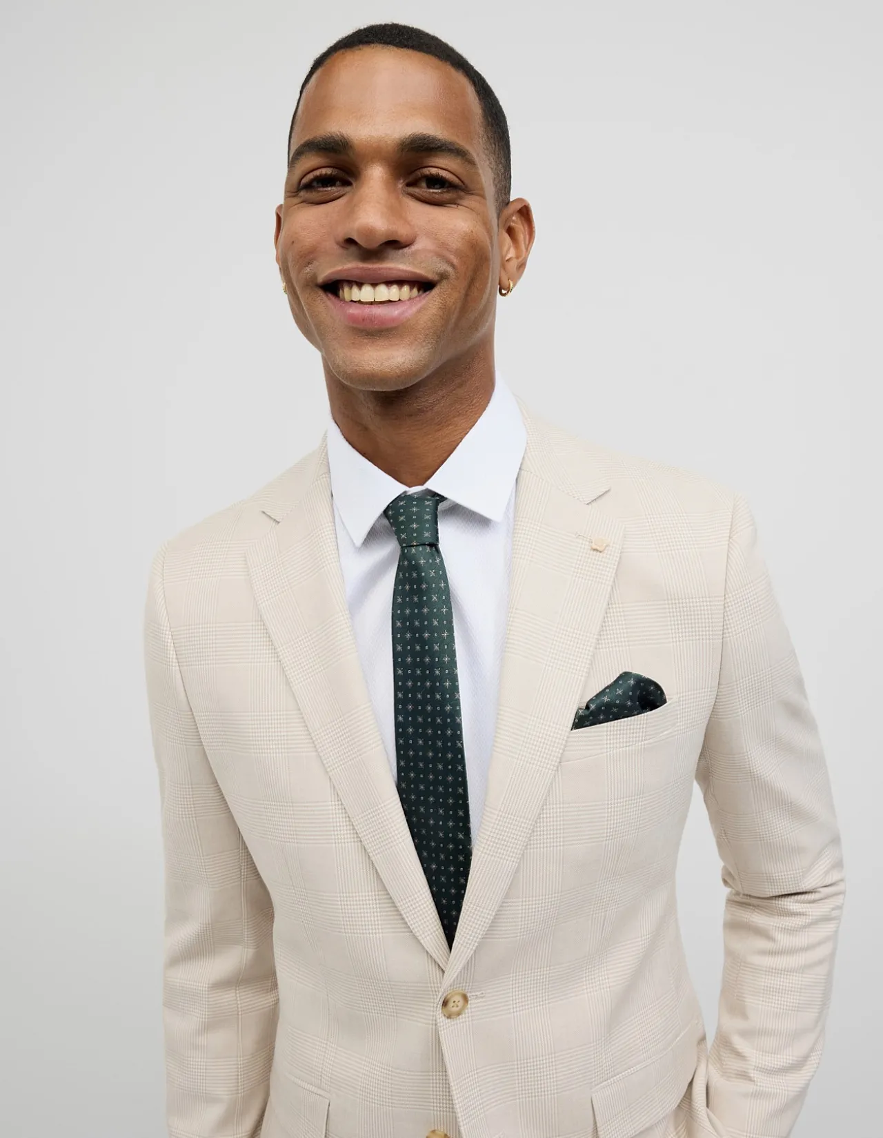 Prince of Wales Check Tailored Jacket