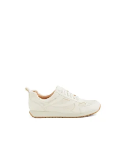 Prinko Leather Suede Lace Up Sneakers