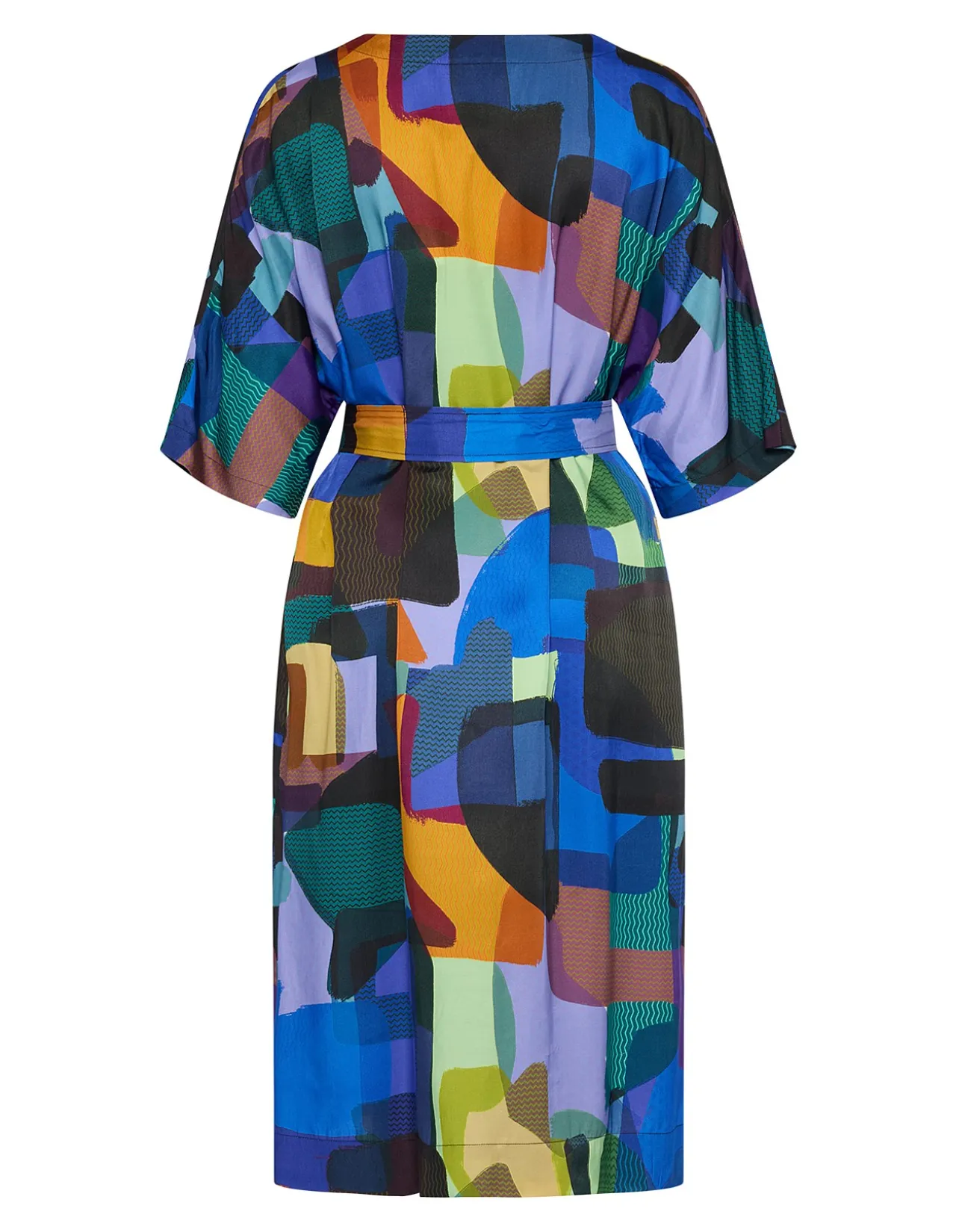 PRISMATIC MULTI COLOUR MIDI DRESS