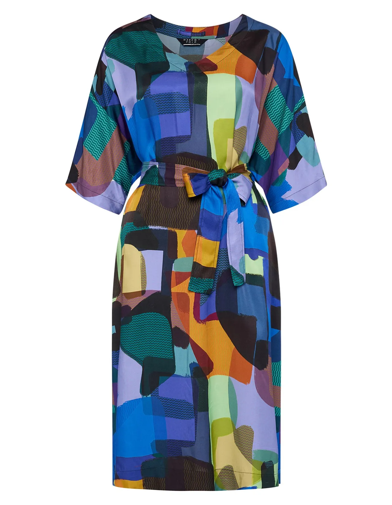 PRISMATIC MULTI COLOUR MIDI DRESS