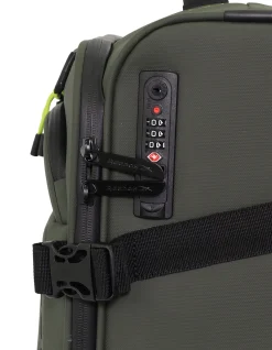 Pro Soft Shell 54cm Expandable Small Carry-On Suitcase Khaki