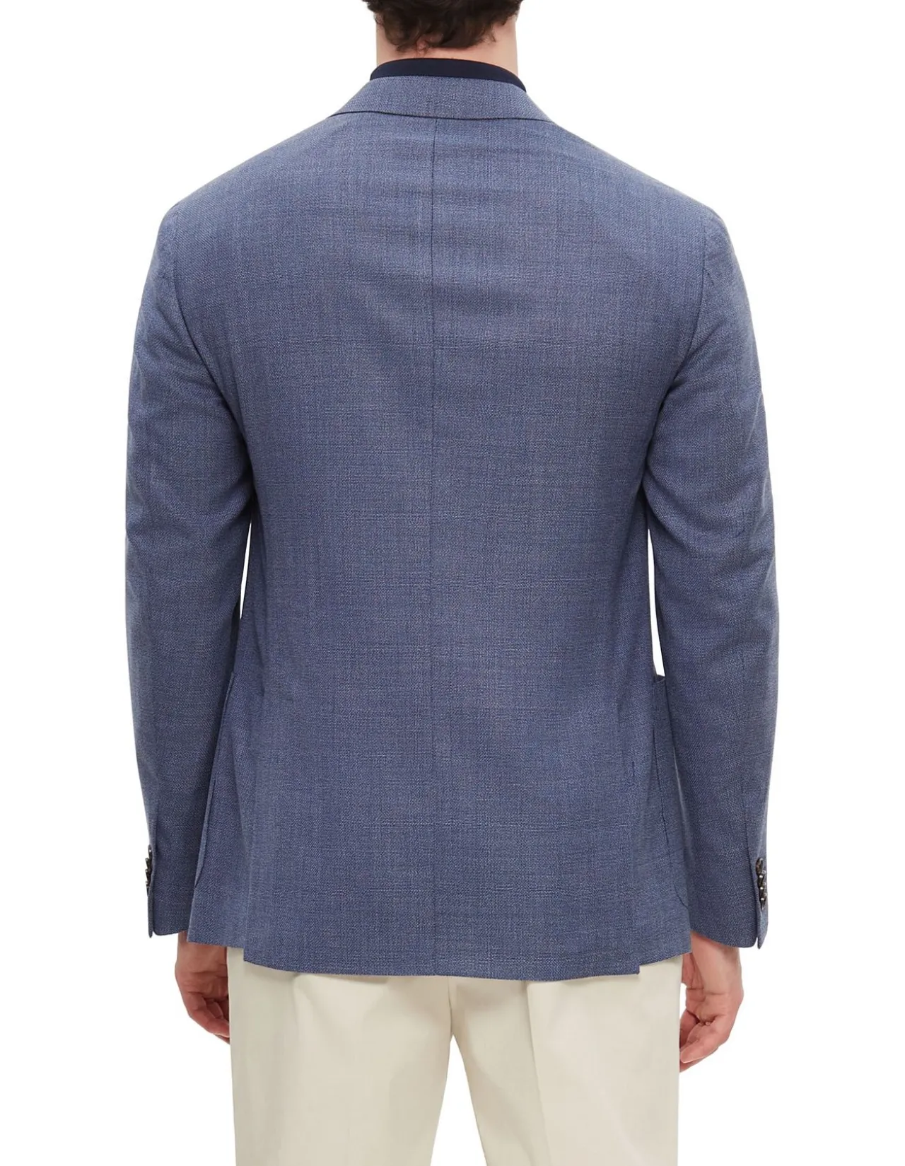 Prospect Light Hopsack Wool 110's Natural Stretch Jacket