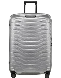 Proxis 75cm Large Suitcase Silver
