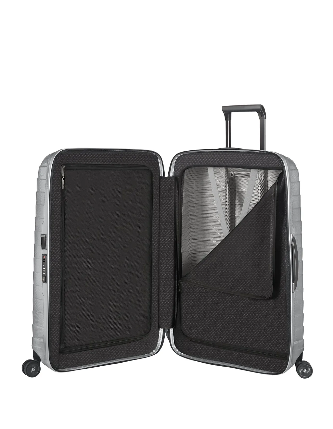 Proxis 75cm Large Suitcase Silver